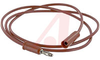 Banana Plug; 5000 WVDC; 15 A (Continuous); 18 AWG; 65 x 36; Red; 36 in. - 70198174 - Allied Electronics, Inc.