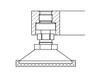 Swivel load foot for HLCB/2.2t + 4.4t - 1-HLCB/ZFP/4.4T - Hottinger Bruel and Kjaer UK Ltd.