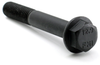 M12-1.75 x 100mm Cl. 12.9 DIN 6921 Frame Bolt, Non-Serrated, Non-Indented Head, Black Phosphate -- B12FLT12100175P - Image