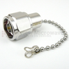 N Male (Plug) Termination (Load) 2 Watts To 6 GHz With Chain, Tri-Metal Plated Brass, 1.2 VSWR, 250 Watts Peak Power - STN0610C - Fairview Microwave Inc.