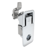 Compression Latch, Lift & Turn, Medium Size, Flush Style, Key Choice, Locking without lock core, Zinc Alloy, Chrome Plated, Polished - 62-421-211-3 - Southco