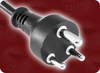 SANS 60799 SOUTH AFRICAN 6A to IEC-60320-C13 HOME // Power Cords // International Power Cords // South Africa Power Cords -- 8583.098 - Image