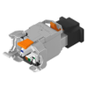 DataTuff Industrial REVConnect RJ45 Plug CAT6A STP -- Ind REVConn C6A STP Plug - Image