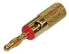 Banana plug, single, gold -- CA-BP400RE - Image
