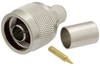 N Type Plug 50 Ohm Coax Connector Crimp Attachment for RG214, RG9, RG225, RG393 -- MTCN0023
