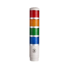 Stackable Tower Lighting, Beacons, and Components - PMEZ-401-RYGB - Quarktwin Technology Ltd.