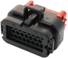 Plug & Socket Housing, Plug, 23 Position, Pbt, Black; Product Range Amp Te Connectivity - 99F7604 - Newark, An Avnet Company