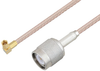 SSMC Plug Right Angle to TNC Male Cable 18 Inch Length Using RG316-DS Coax - PE3C4480-18 - Pasternack