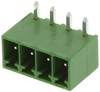 Terminal Block Header, Right Angle, 4 Position, 3.5Mm; Gender Multicomp Pro - 54T7643 - Newark, An Avnet Company