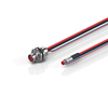 ZK7102-AC00-0xxx | B12, ECP cable, PUR, 2 x 0.75 mm² + (1 x 4 x AWG22), drag-chain suitable, key 1 (24 V DC) -  - Beckhoff Automation LLC