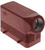 High-Temp, Rectangular Hood, size 77.27, 4 Pegs, Side M25 cable entry - MHOR-16.25 - Mencom Corporation