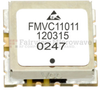 VCO (Voltage Controlled Oscillator) 0.5 inch SMT (Surface Mount), Frequency of 200 MHz to 400 MHz, Phase Noise -106 dBc/Hz -- FMVC11011