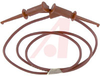 Test Clip; Nylon; Beryllium Copper; Gold Plated; 20 AWG; 41 x 36; 0.087 in. - 70198157 - Allied Electronics, Inc.