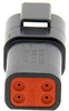 Rectangular Connectors, Heavy Duty - DT Series - DT04-4P-CE02 - LADD Distribution
