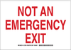 Fire Safety Sign - 127300 - Brady Corporation