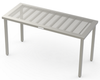 Cleanroom Stainless Steel Tables, Perforated Stainless Steel -- CAP64 CT