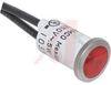 Indicator,Pnl-Mnt;Neon;Red;0.50 In;208-250 VAC;Lens,Flush;Wire Leads - 70117745 - Allied Electronics, Inc.