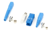 Fiber Optic Connector, Ceramic Ferrule, SC Single-Mode Simplex, 126-&mu;m/2.0-, 3.0-mm - FOT207-R2 - Visual Sound, Inc.