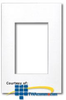 Leviton Acenti 1-Gang Thermoplastic Wallplate - ACWP1 - TelephoneStuff.com