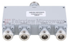4 Way Power Divider N Interface from 1 GHz to 4 GHz Rated at 30 Watts -- FMDV1051 - Image