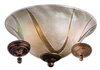 Bowl Light Kit - Iridescent Ribbon Glass - MC217-L - Monte Carlo Fan Company