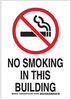 No Smoking Sign - 128003 - Brady Corporation