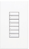 Lighting Control Wallstation - QSWS2-7BN-WH - Lutron Electronics Co., Inc.
