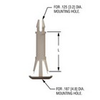 Reverse Chassis Mount-Slim-Line Nylon PCB Support -- 9065 - Image
