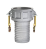 Aluminum Part C Female Coupler x Hose Shank -- AL-C050 - Image