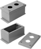 30mm Push Button Lift Cover -- PB35-1-30 - Image
