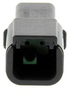 Rectangular Connectors, Heavy Duty - DTM Series - DTMH04-2PC - LADD Distribution