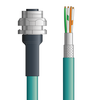 PB4110146S01 - LAPP UNITRONIC® PROFIBUS Cordsets 22 AWG / 1 pair Bus - Violet PVC - M12 Male 90 deg / D-sub Node connectors - 1m - OLFPB4110146S01 - Lapp Tannehill
