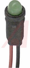 Indicator,Pnl-Mnt;LED;Green;0.25In.;28VDC;T 1-3/4;/Snap;6In. Wire;1/8In.;20mA - 70015789 - Allied Electronics, Inc.
