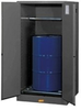 Justrite Sure-Grip EX 55 gal Gray Hazardous Material Storage Cabinet - 34 in Width - 65 in Height - Floor Standing - 697841-11474 - 697841-11474 - R. S. Hughes Company, Inc.