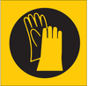 Brady B-302 Polyester Square Personal Protection Equipment (PPE) Sign - 2.25 in Width x 2.25 in Height - Laminated - 84555 - 754476-84555 - R. S. Hughes Company, Inc.