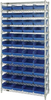 Open Wire Shelving, 12Shelves, 44Bin/blu; Shelving Unit Type Quantum Storage - 44AC8098 - Newark, An Avnet Company