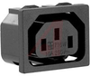 Outlet; Universal Snap-In Mount; 10/15 A; 250 VAC; gt 100 Megohms @ 500 VDC - 70133345 - Allied Electronics, Inc.