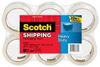 3M Scotch 3850-CS36 Clear Standard Box Sealing Tape - 1.88 in Width x 54.6 yd Length - 3.1 mil Thick - 67774 - 051131-67774 - R. S. Hughes Company, Inc.
