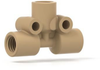 PEEK Low Pressure Tee Body 1/8