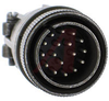 connector,metal circular,str plug w/cable clamp,size 20,17 #16 solder pin cont - 70143558 - Allied Electronics, Inc.