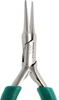 Excelta Two Star Stainless Steel Smooth Needle Nose Straight Needle Nose Gripping Pliers 2847L - 6 in Length - Foam Cushion Grip - EXCELTA 2847L - R. S. Hughes Company, Inc.