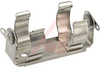 Battery Holder; C; 0.875 in. to 1.125 in.; Rugged Steel; Clip Mount; 1 - 70182574 - Allied Electronics, Inc.