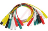 Lead Set, Multi color, Insulated, Mini-Alligator, 10 Leads, Crimped Clips - 70188676 - Allied Electronics, Inc.