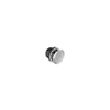 Point Coat Hook, Oval Perpendicular Housing, Chrome Flange, Satin Hook - MP-07-112-12 - Southco