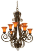 Large Chandeliers-Glass Shade - 67525 - Light Center (The)