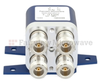 Transfer Failsafe DC to 12.4 GHz Electro-Mechanical Relay Switch, Indicators, up to 700W, 28V, N -- SEMS-4068-DPDT-N