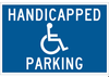 Handicapped Sign - 91357 - Brady Corporation