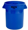 10 Gallon Blue Rubbermaid Brute -- 12274