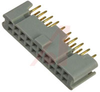Polarized Boardmount Socket (20 pos) .100 centerline straight solder tails - 70114383 - Allied Electronics, Inc.
