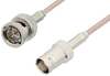 75 Ohm BNC Male to 75 Ohm BNC Female Cable 60 Inch Length Using 75 Ohm RG179 Coax, RoHS - PE33443LF-60 - Pasternack